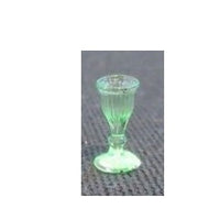 Glas grøn plast 6 stk.