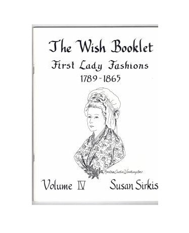 The wish booklet first lady fashions snitmønstre  1789 - 1865 46 sider