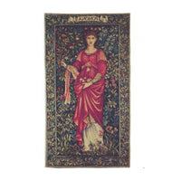 Gobelin printet på hørlærred  15,8 x 8,6 cm