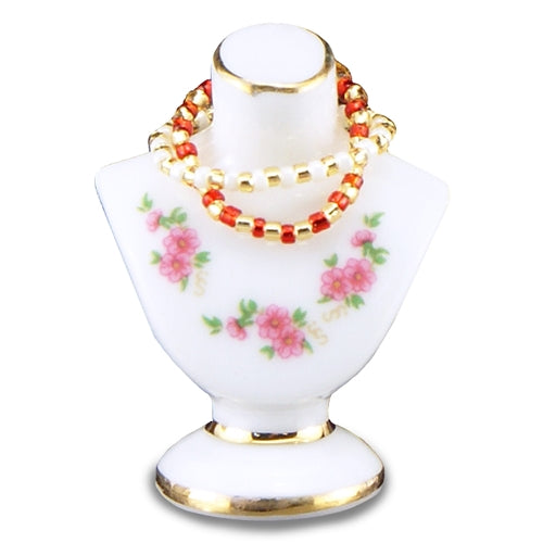 Smykkebuste med halskæde - Rose Design Reutters