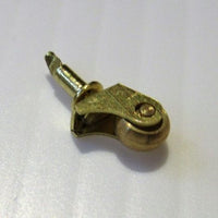 Furniture castors, brass