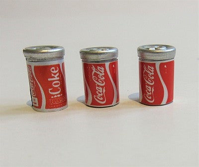 Coca Cola dåser 3 stk. ( aluminium )