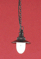 Loftlampe, sort