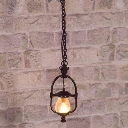 Victoriansk gas loftlampe