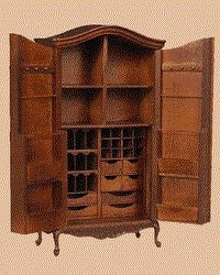 Treasure cabinet walnut