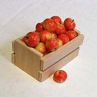Box w/ handmade apples
