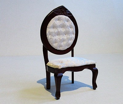 Mackintosh stol, m/ hvid silke