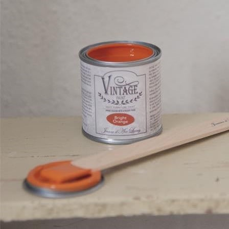 Vintage Paint, Bright orange, 100 ml.