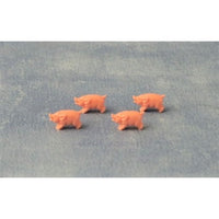 Pigs 4 pcs. plastic