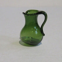 Glass jug, green