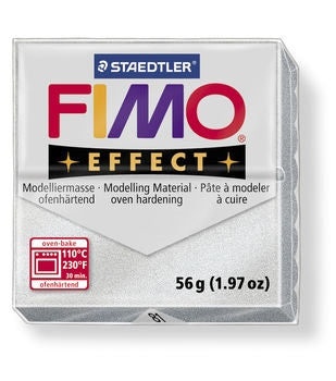 Fimo effect  Metallic sølv 56 g.