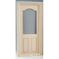 Shop door w/ window, untreated