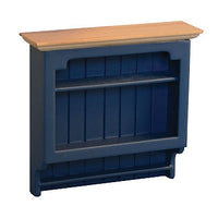 Wall shelf "Shaker style" blue/pine