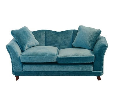 Sofa tyrkis, velour