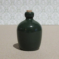 Keramik bowle, mørk grøn