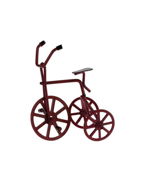 Rød 3 hjulet cykel