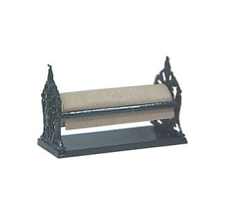 Papirholder, sort metal