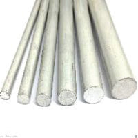 Massiv aluminiums stang  300 mm x 3,18 mm pr. stk.
