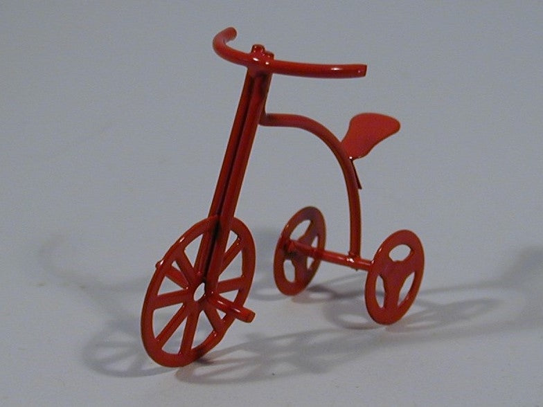 Trehjulet cykel, metal