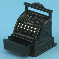 Cash register, black metal