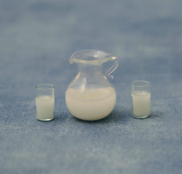 Glaskande m/ mælk + 2 glas